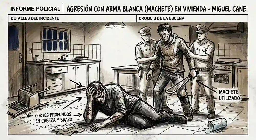 ataque machete