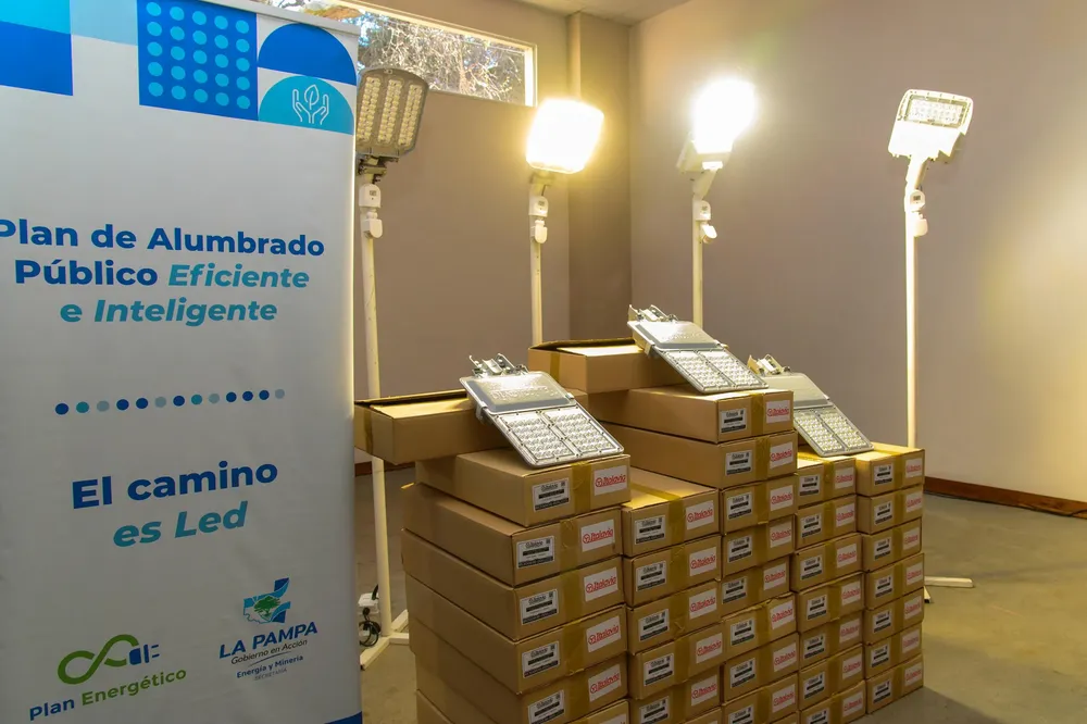 Luces led en cajas