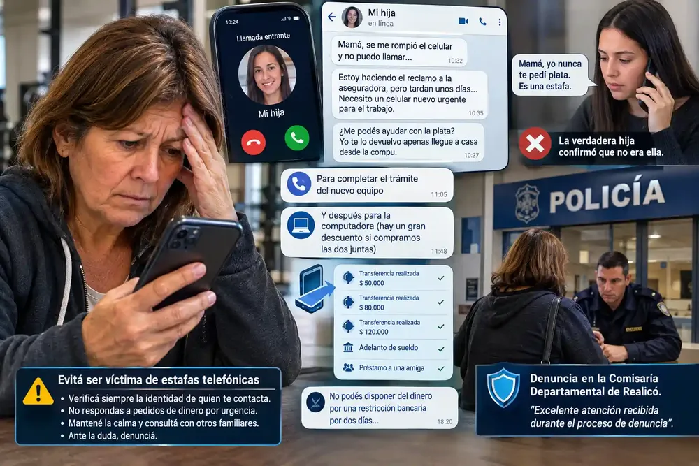 estafa telefonica madre